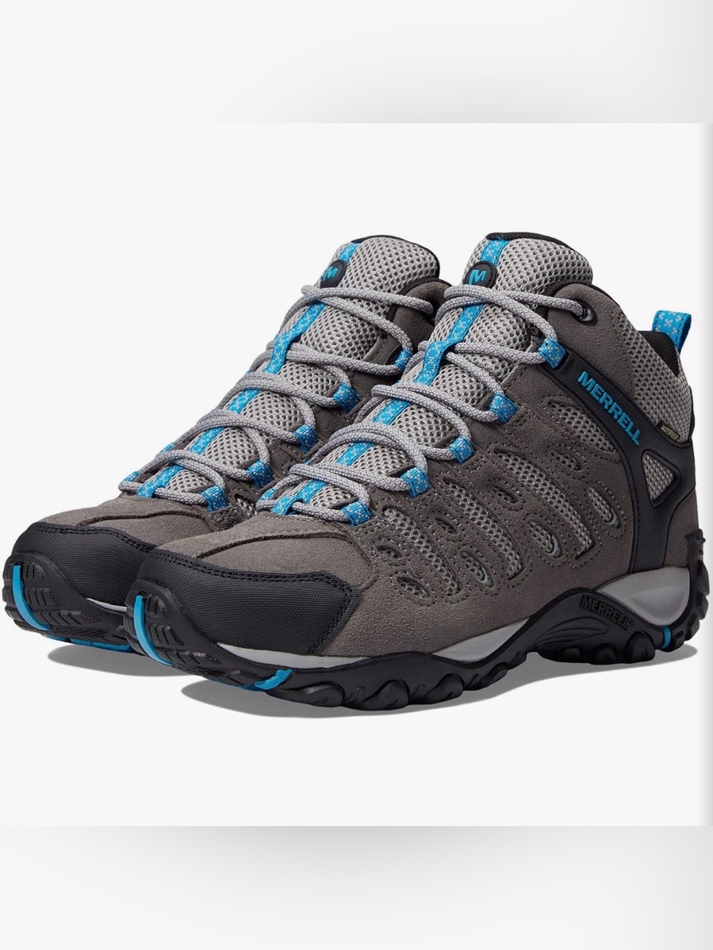 New Women’s Merrell Crosslander 2 Mid
Hiking Boots Size 6.5 Gray Blue